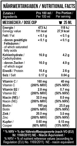 MST - Collagen Peptides Konzentrat 1 Liter - Orange Juice | ROUGHBULL FITNESS