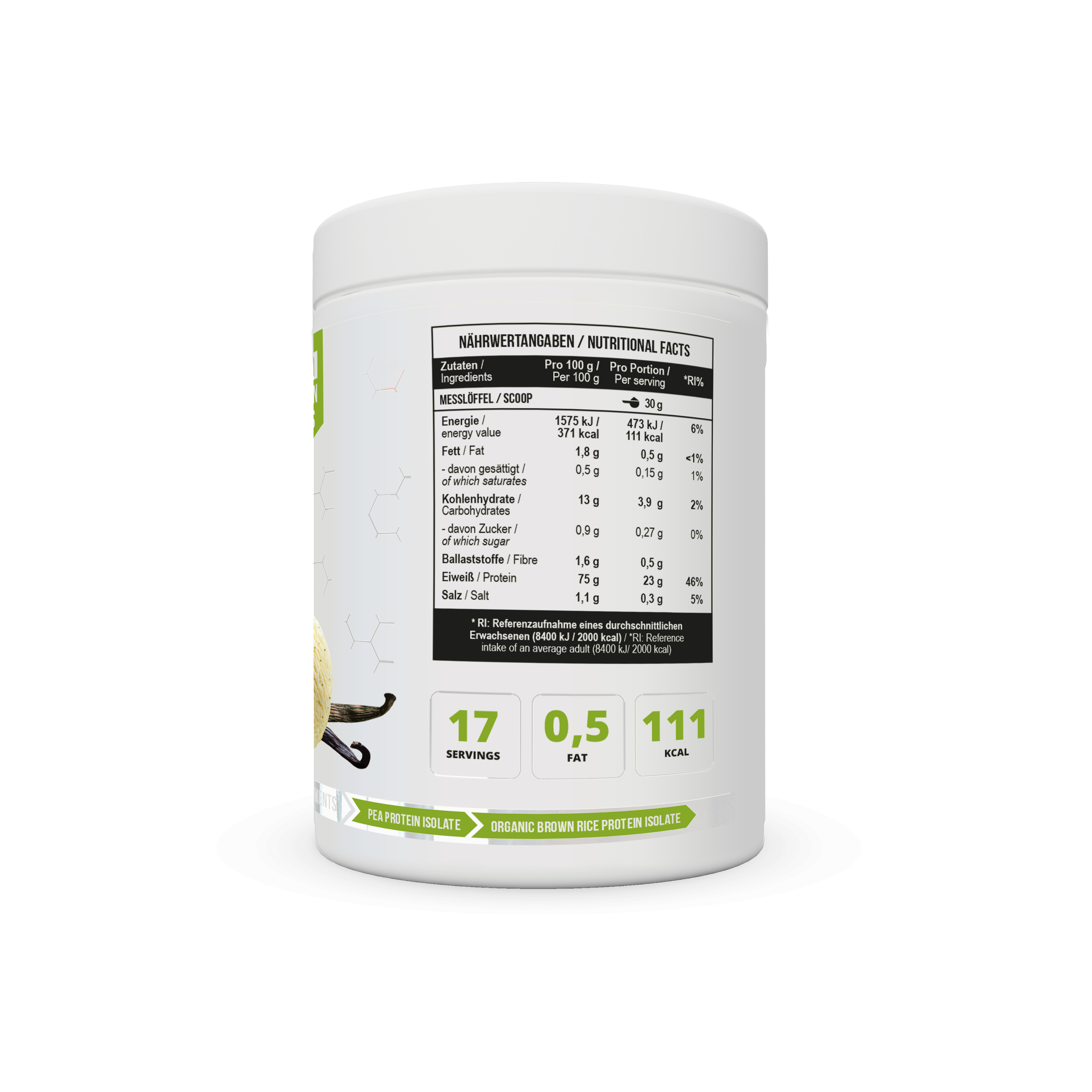 MST - Vegan Mix Protein Isolat 510g Dose | ROUGHBULL FITNESS