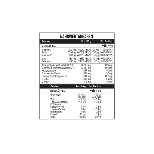 MST - Beauty Collagen Verisol + OptiMSM 225g | ROUGHBULL FITNESS