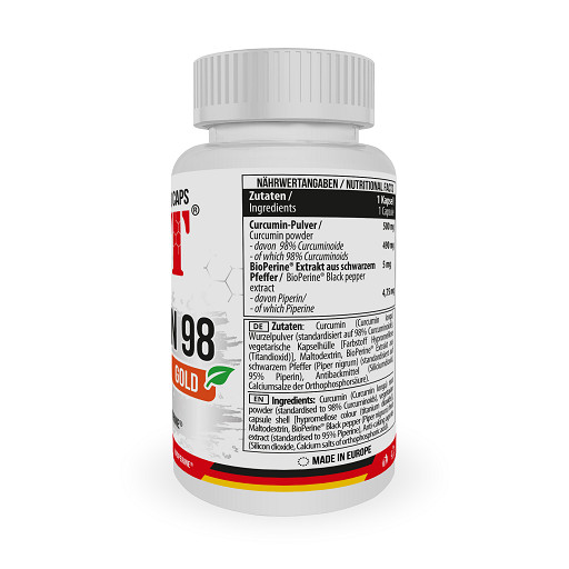 MST - Curcumin 98% Gold 60 Caps | ROUGHBULL FITNESS