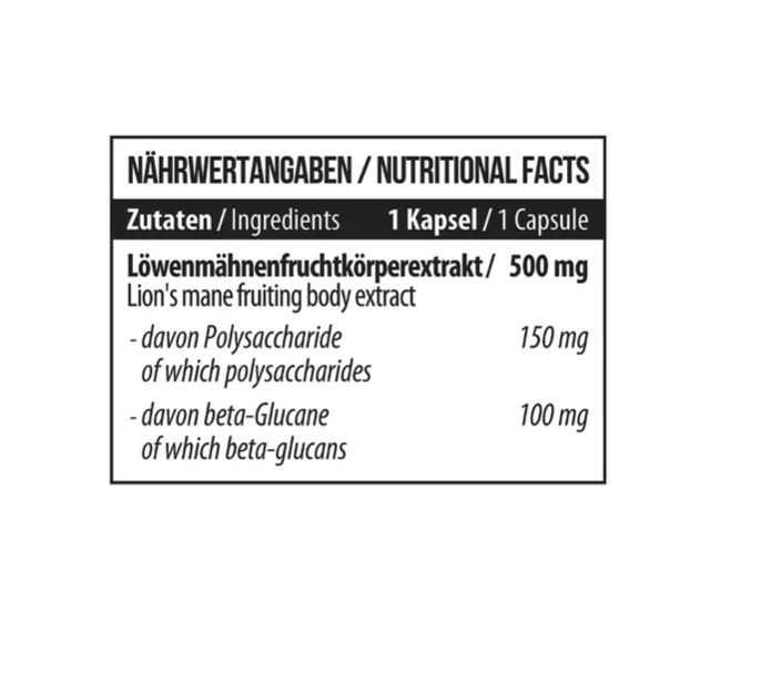 MST - Lion's Mane Mushroom 60 Kapseln | ROUGHBULL FITNESS