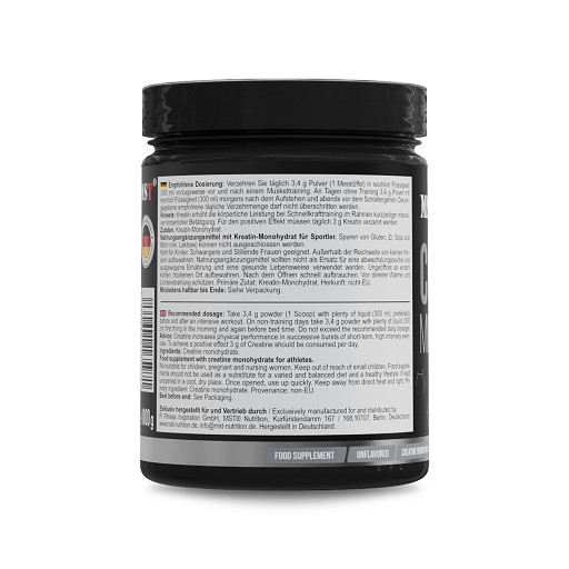 MST - Creatin Monohydrate 1000g | ROUGHBULL FITNESS