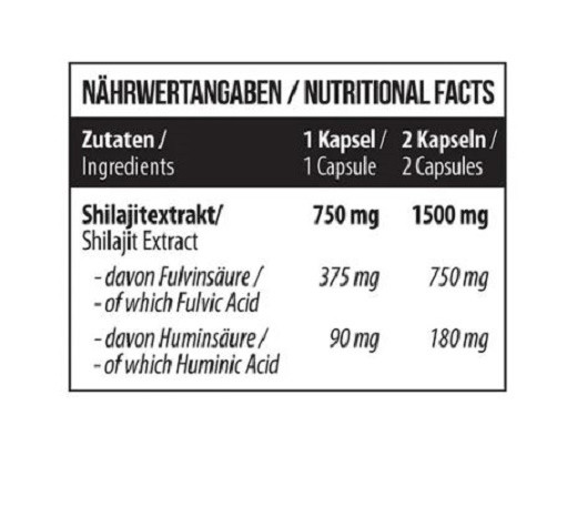 MST - Shilajit 60 Kapseln | ROUGHBULL FITNESS