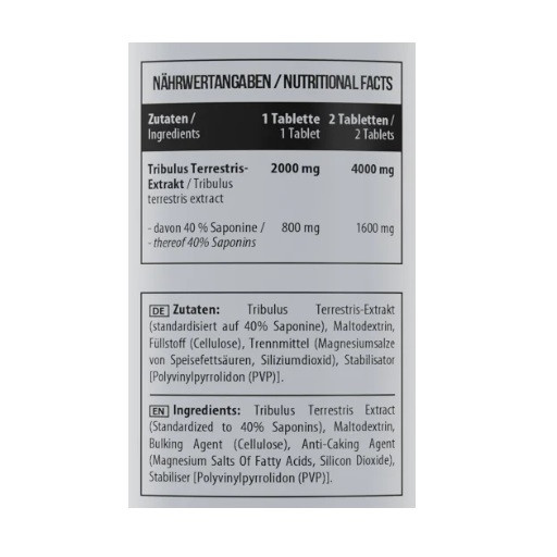 MST - Healthy Tribulus 2000mg 120 Tabletten | ROUGHBULL FITNESS