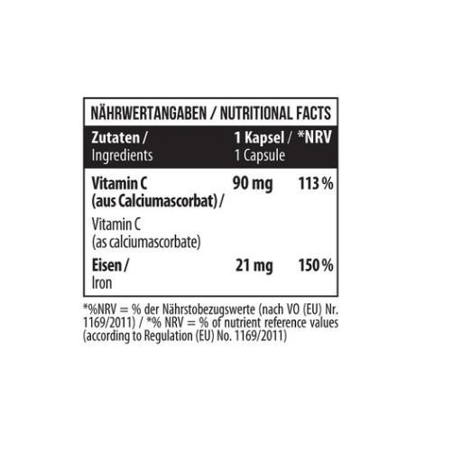 MST - Iron Bisglycinate120 Kapseln | ROUGHBULL FITNESS