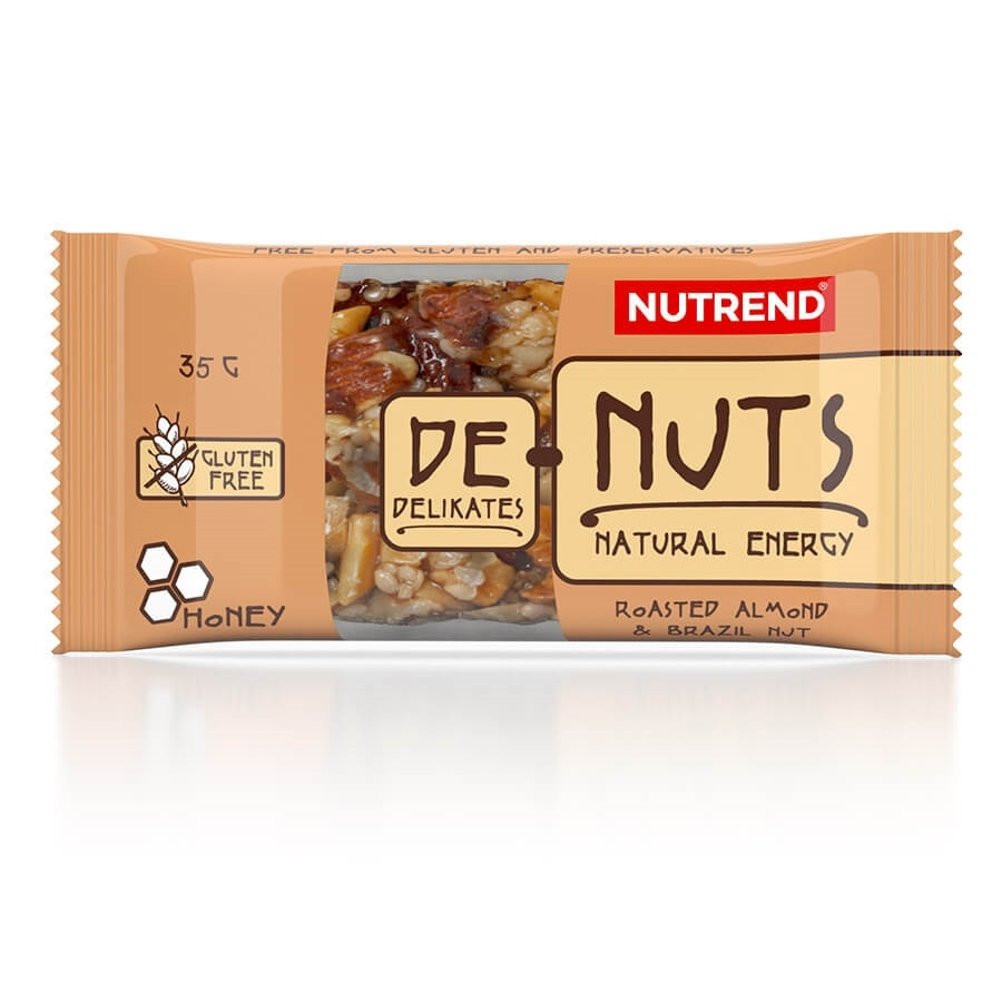 Nutrend DENUTS Riegel Salted peanuts in dark chocolate (35x40g) | ROUGHBULL FITNESS