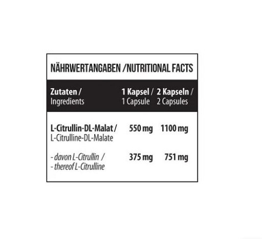 MST - Citrulline - 120 Caps | ROUGHBULL FITNESS