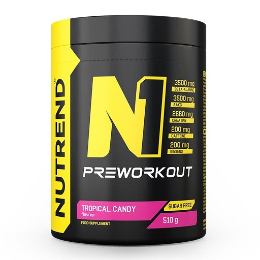 Nutrend N1 Preworkout 510g Tropical Candy | ROUGHBULL FITNESS