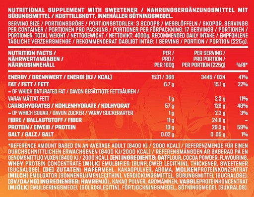 AK47 Labz Gainz 4000g White Chocolate | ROUGHBULL FITNESS