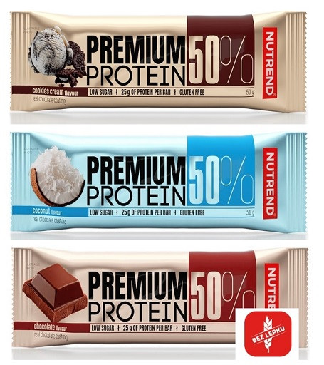 Nutrend Protein Bar 50% (30x50g) Cookies & Cream | ROUGHBULL FITNESS
