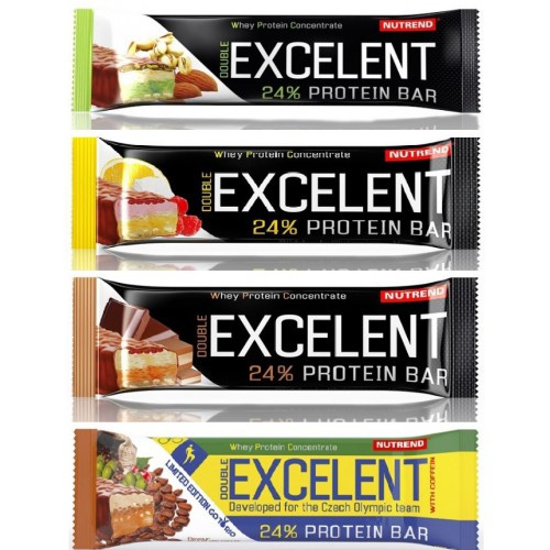 Nutrend Excelent Bar Double 18x 85g  Chocolate & Nougat with Cranberries | ROUGHBULL FITNESS