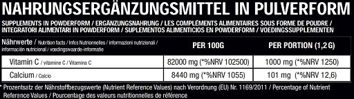 Sinob Vitamin C Calcium Ascorbate Powder 250g | ROUGHBULL FITNESS