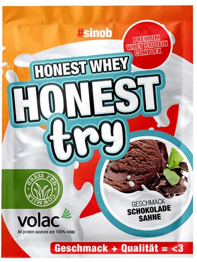 Sinob Honest Whey+ Try 5x30g SAMPLES Triple Chocolate Shock | ROUGHBULL FITNESS