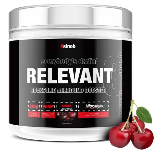 Sinob The Relevant Booster V3 280g Kirsche | ROUGHBULL FITNESS