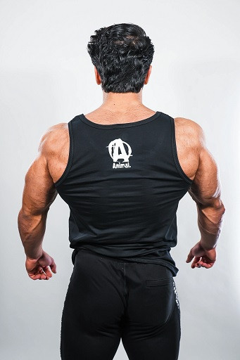 Universal Animal Iconic Tank Top Black | ROUGHBULL FITNESS