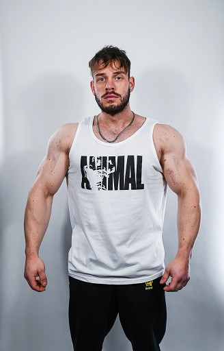 Universal Animal Iconic Tank Top White | ROUGHBULL FITNESS