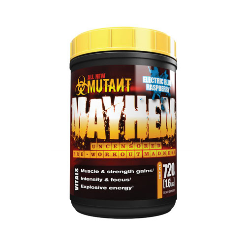 Mutant Mayhem - 720g  Electric Blue Raspberry | ROUGHBULL FITNESS