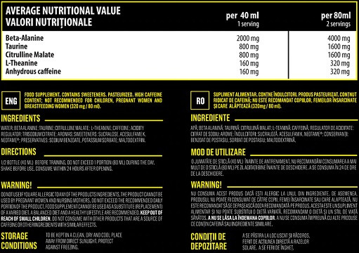 Genius Nutrition -  Fury Extreme Shot (12x80ml) | ROUGHBULL FITNESS