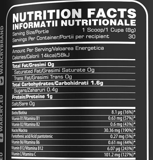 Genius Nutrition Warcry Gaming 240g Watermelon Strike | ROUGHBULL FITNESS