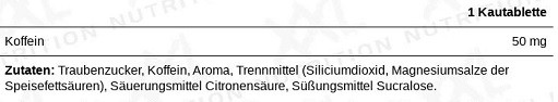 XXL Nutrition Caffeine Chews Lemon 60 Kautabletten | ROUGHBULL FITNESS