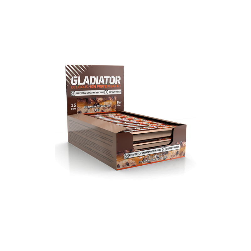 Olimp Gladiator Bar - Riegel - 15x 60g Caramel | ROUGHBULL FITNESS