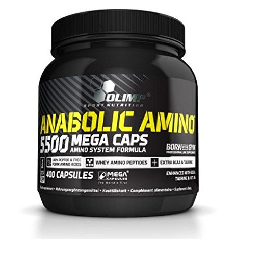 Olimp Anabolic Amino 5500 Mega Caps - 400 Kapsel | ROUGHBULL FITNESS