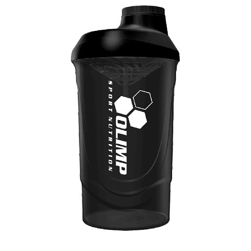 Olimp Shaker 600ml Schwarz | ROUGHBULL FITNESS