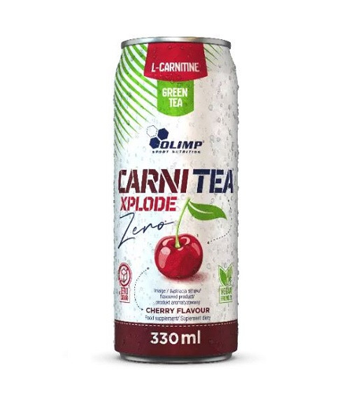 Olimp Carni Tea Xplode Zero Cherry  EINZELNE DOSE 330ml  | ROUGHBULL FITNESS