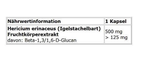 Olimp Lion's Mane Mushroom 60 Kapseln | ROUGHBULL FITNESS