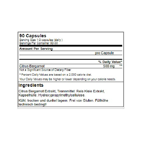 GN Citrus Bergamot 90 Kapseln | ROUGHBULL FITNESS