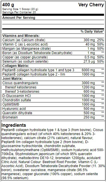 GN Bionic Joints - NEW Formula - 400g Cherry | ROUGHBULL FITNESS