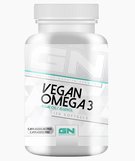 GN Vegan Omega 3 Algenöl 120 Softgel Kapseln | ROUGHBULL FITNESS