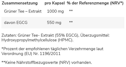 GN Green Tea 90 Kapseln | ROUGHBULL FITNESS