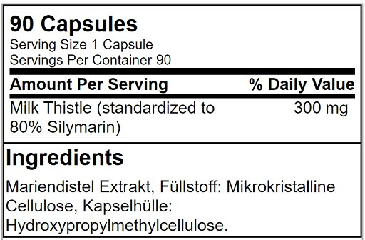 GN Milk Thistle 300 - 90 caps | ROUGHBULL FITNESS
