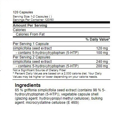 GN 5 HTP - 5-Hydroxytryptophan - 120 caps | ROUGHBULL FITNESS