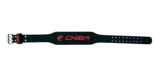 Chiba - 40810 - Ledergürtel schwarz/pink M | ROUGHBULL FITNESS