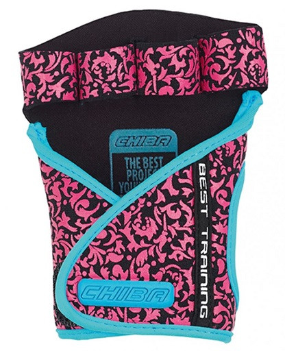 Chiba - 40936 - Lady Motivation schwarz/rosa/türkis XS | ROUGHBULL FITNESS