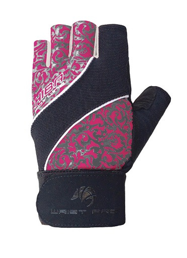 Chiba - 40916 - Lady Wristpro - hellgrau/pink XS | ROUGHBULL FITNESS