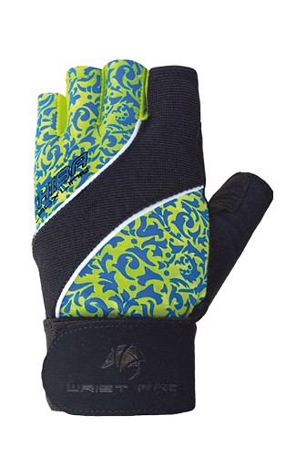 Chiba - 40916 - Lady Wristpro - türkis/apfelgrün XS | ROUGHBULL FITNESS