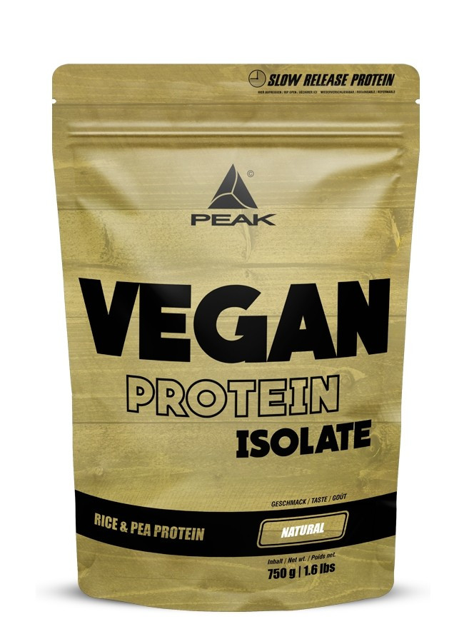 Peak Vegan Protein Isolate 750g Natural | ROUGHBULL FITNESS