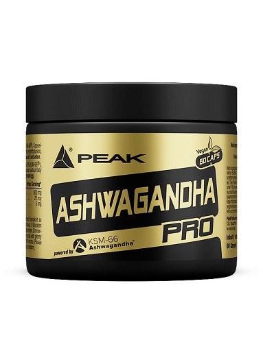 Peak Ashwagandha Pro 60 Kapseln | ROUGHBULL FITNESS