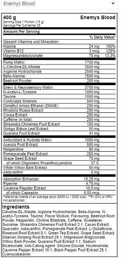 VALHALLA Gods Rage - 400g | ROUGHBULL FITNESS