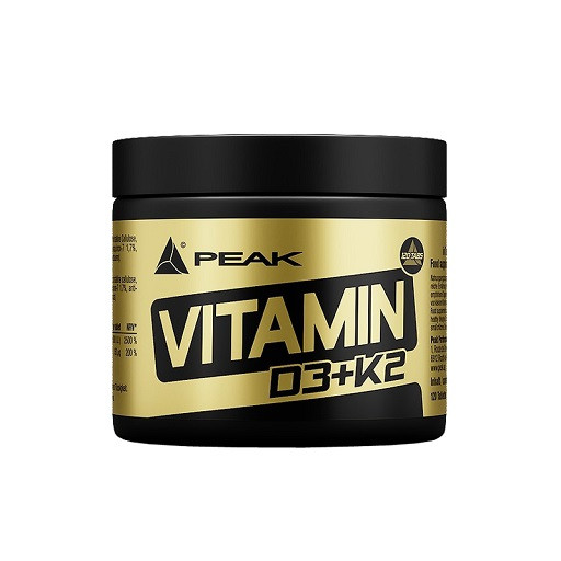 Peak Vitamin D3+K2 120 Tabl. | ROUGHBULL FITNESS