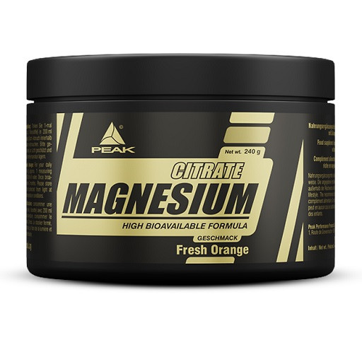 Peak Magnesium Citrat 240 g Fresh Orange | ROUGHBULL FITNESS