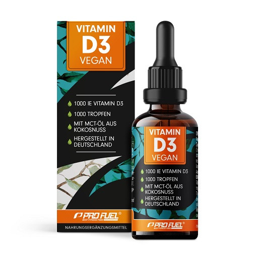ProFuel Vitamin D3 Tropfen vegan / 1000 Tropfen (30ml) | ROUGHBULL FITNESS
