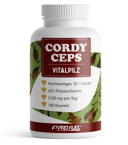 ProFuel CORDYCEPS Vitalpilz 180 Kapseln | ROUGHBULL FITNESS