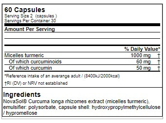 Gods Rage Curcumin Novasol 60 Kaps. | ROUGHBULL FITNESS