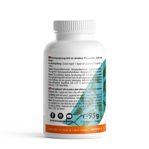 ProFuel Brennnessel Komplex 120 Kapseln | ROUGHBULL FITNESS