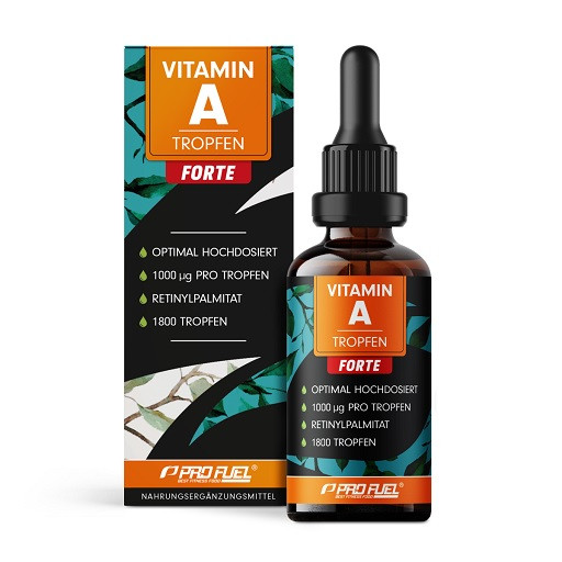 ProFuel Vitamin A Forte 1800 Tropfen (50ml) | ROUGHBULL FITNESS