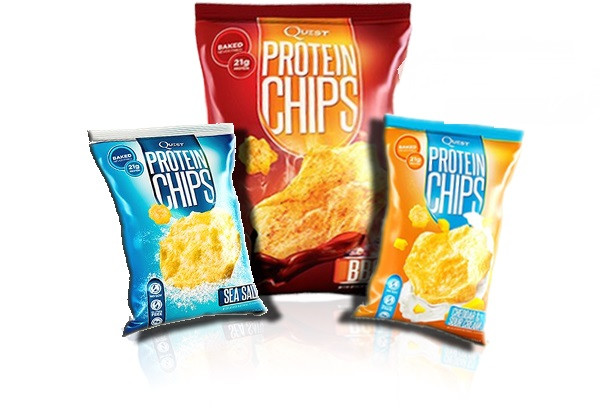 Quest Nutrition Protein Chips 8x32g Cheddar & Sour Cream | ROUGHBULL FITNESS